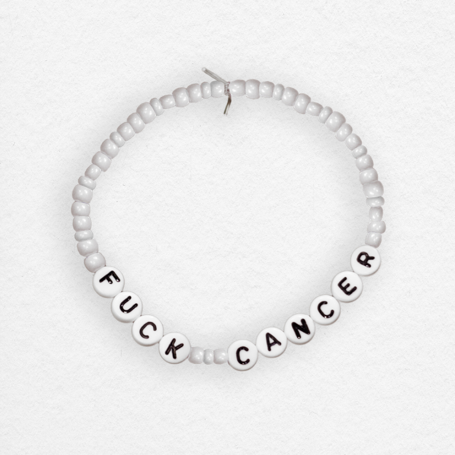 Ljusglimt Fuck Cancer-armband